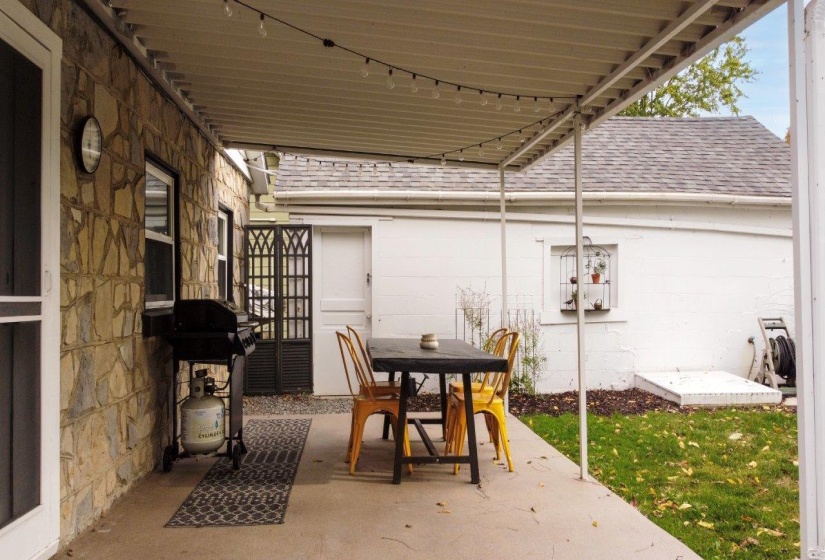 Back Patio & Garage
