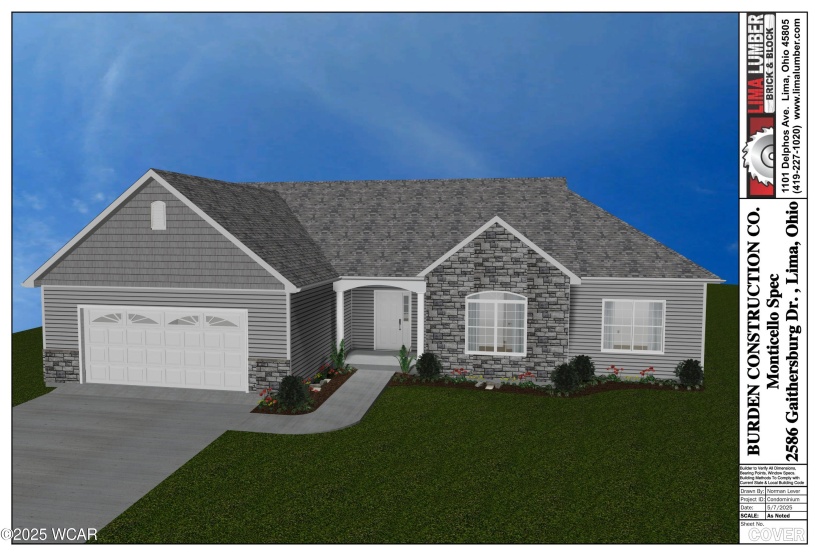 2586 Gaithersburg Drive, Lima, Ohio, 3 Bedrooms Bedrooms, ,2 BathroomsBathrooms,Residential,For Sale,Gaithersburg,307154