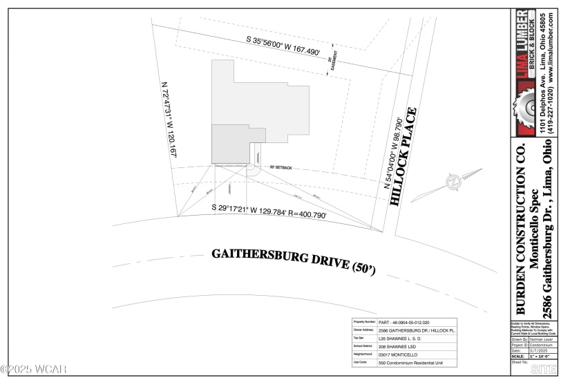 2586 Gaithersburg Drive, Lima, Ohio, 3 Bedrooms Bedrooms, ,2 BathroomsBathrooms,Residential,For Sale,Gaithersburg,307154