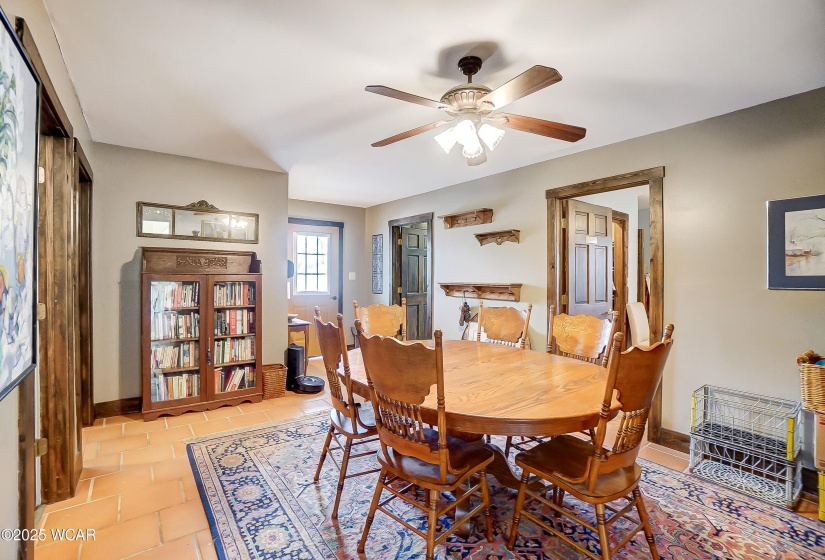 Formal dining room/family room
