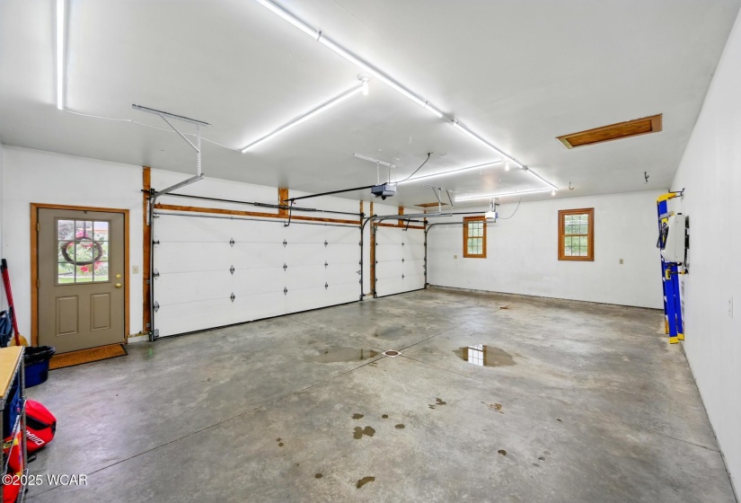 3 Car Attached Garage