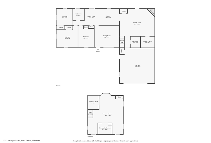 5183 Rangeline Road, West Milton, Ohio 45383, 4 Bedrooms Bedrooms, ,2 BathroomsBathrooms,Residential,For Sale,Rangeline,1038979
