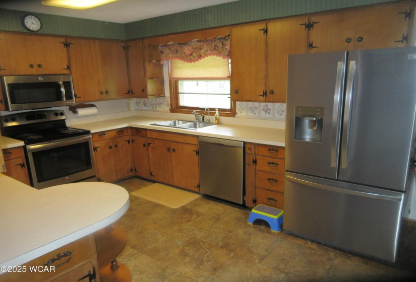 Includes stainless steel Refrigerator, Range and dishwasher