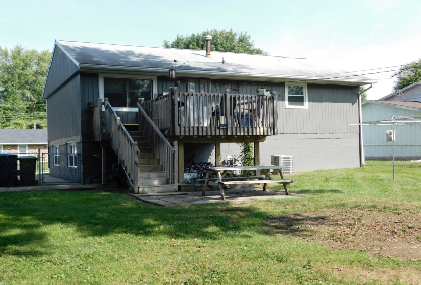 Rear West Side View