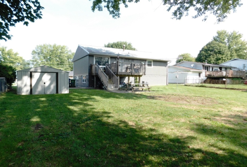 Rear West Side View