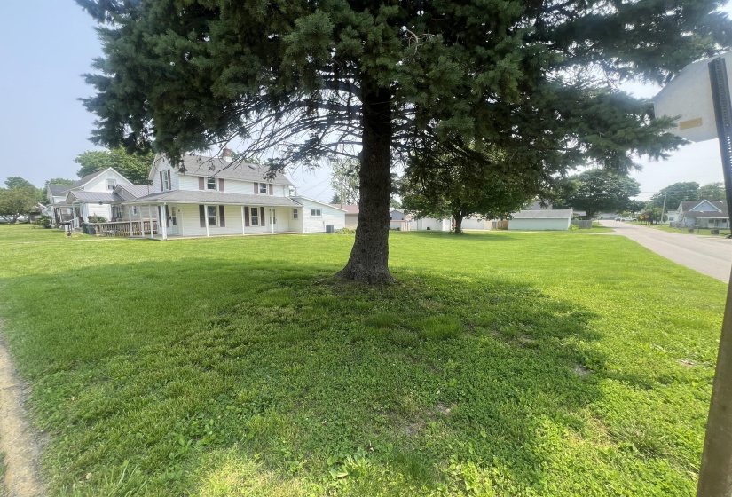 Front Corner View Of Double Lot