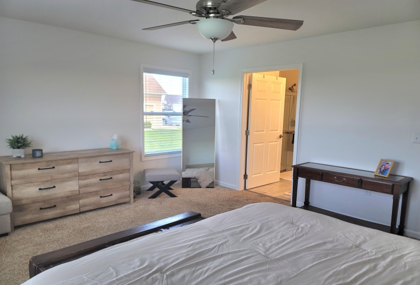 Master bedroom with ensure bath