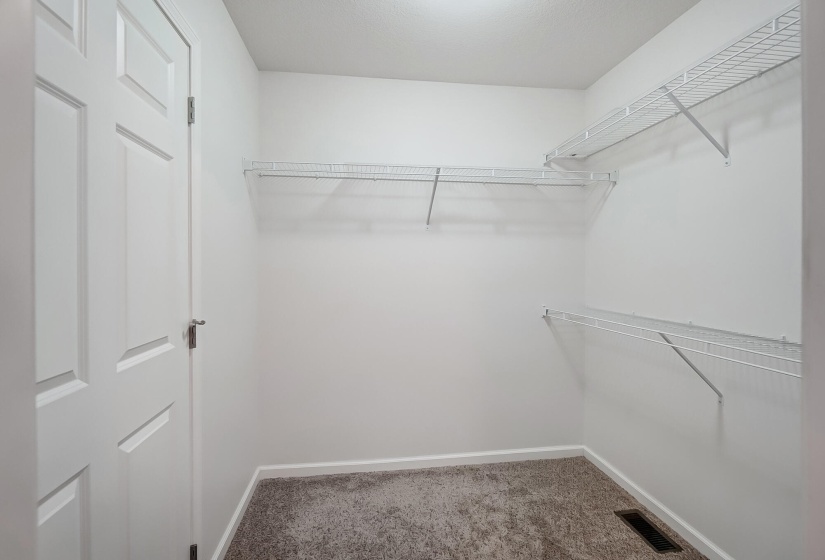 Master bedroom walk-in closet