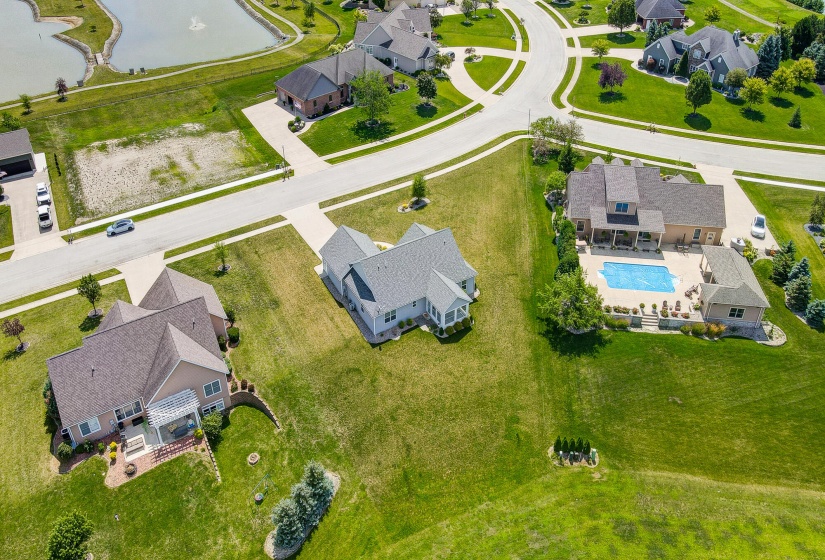 Aerial looking southeast
