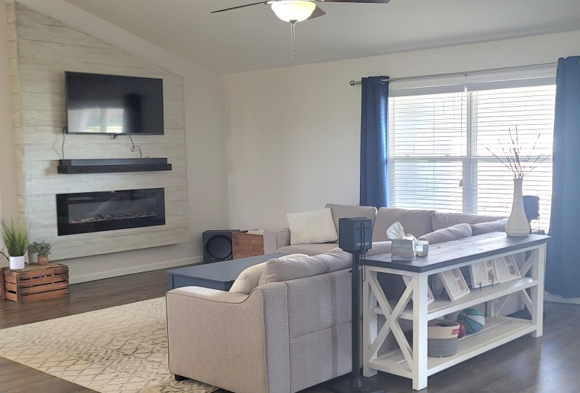 Fireplace focal point
