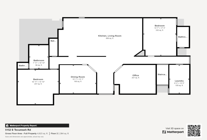 5152 Tecumseh Road, Springfield, Ohio 45502, 4 Bedrooms Bedrooms, ,3 BathroomsBathrooms,Residential,For Sale,Tecumseh,1039099