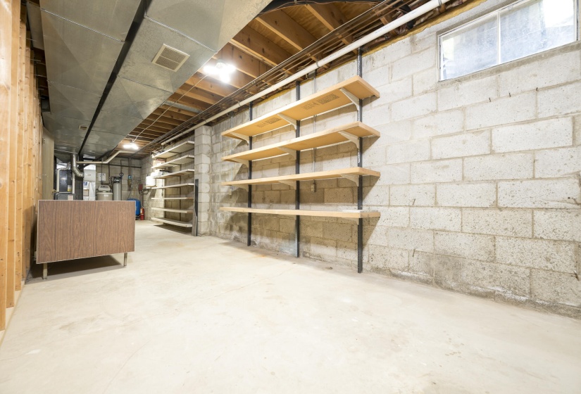 Basement storage