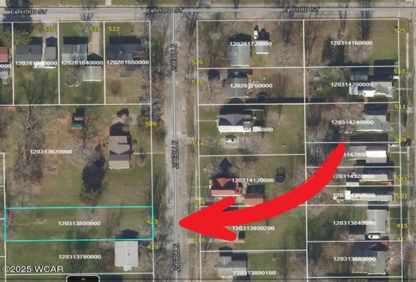 423 Tyler Street, Van Wert, Ohio, ,Land,For Sale,Tyler,307286