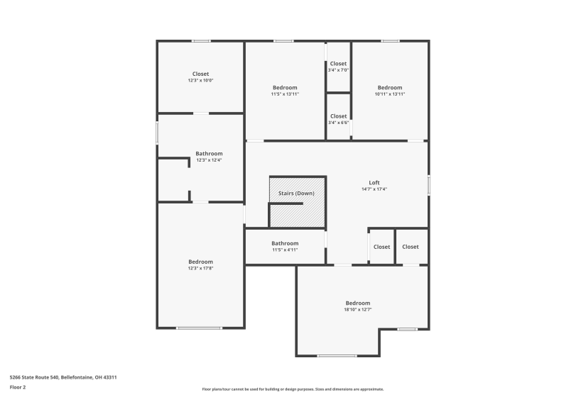 5266 State Route 540, Bellefontaine, Ohio 43311, 4 Bedrooms Bedrooms, ,2 BathroomsBathrooms,Residential,For Sale,State Route 540,1039197