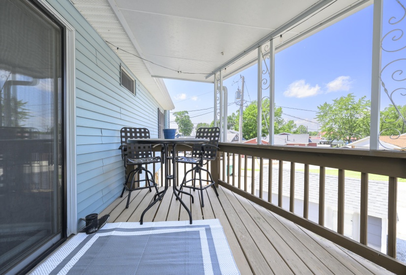 Upstairs Deck