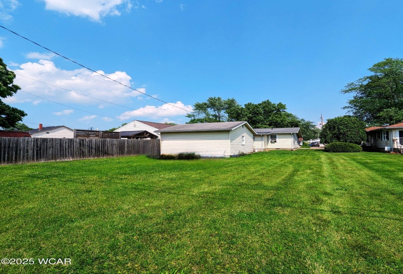Spacious lot with plenty of room to grow!