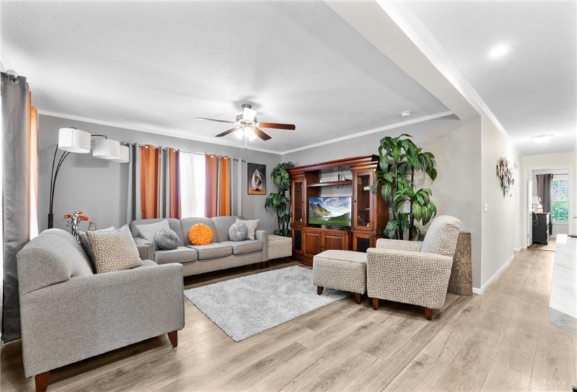 Open concept living room