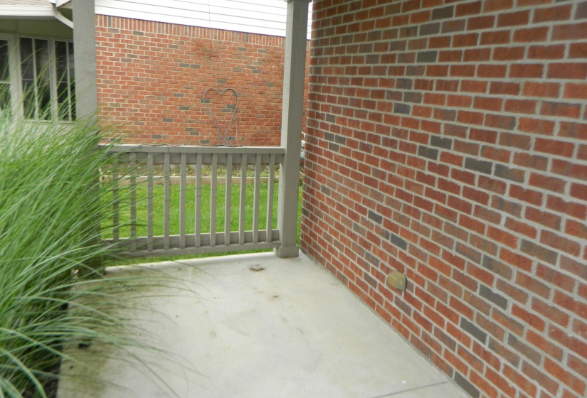 COVERED BACK PORCH