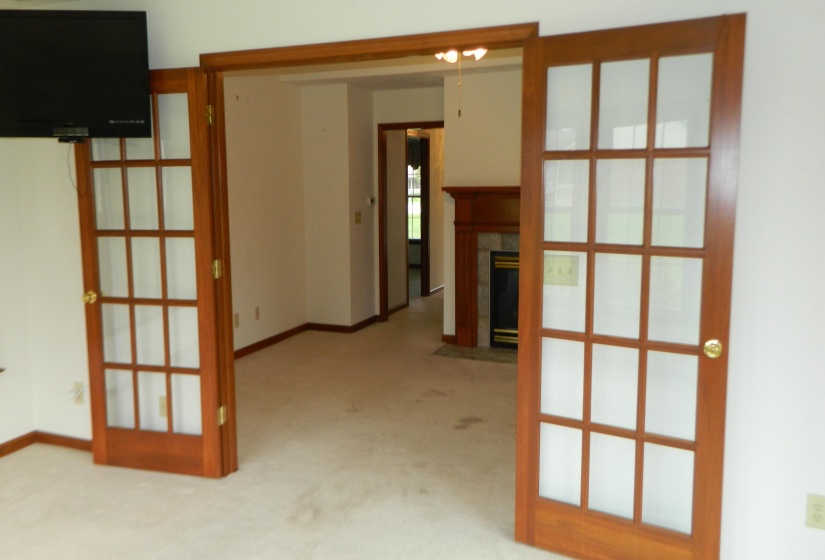 FRENCH DOORS IN SUN ROOM