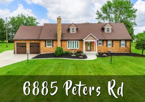 6885 Peters Road, Tipp City, Ohio 45371, 4 Bedrooms Bedrooms, ,3 BathroomsBathrooms,Residential,For Sale,Peters,1039467