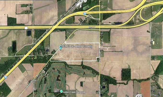 103.13 ac Allen County (N. Dixie Hwy., Lima, OH)--$14,000/ac