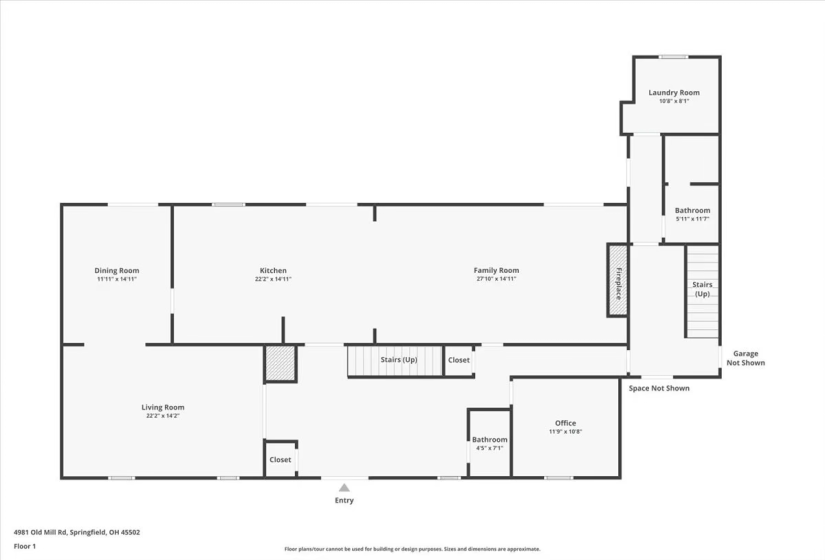 4981 Old Mill Road, Springfield, Ohio 45502, 4 Bedrooms Bedrooms, ,4 BathroomsBathrooms,Residential,For Sale,Old Mill,1039659