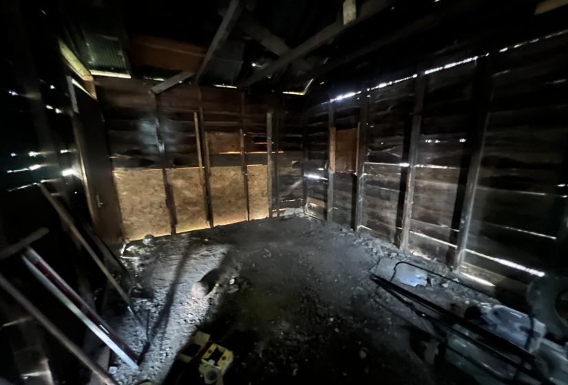 Inside Garage