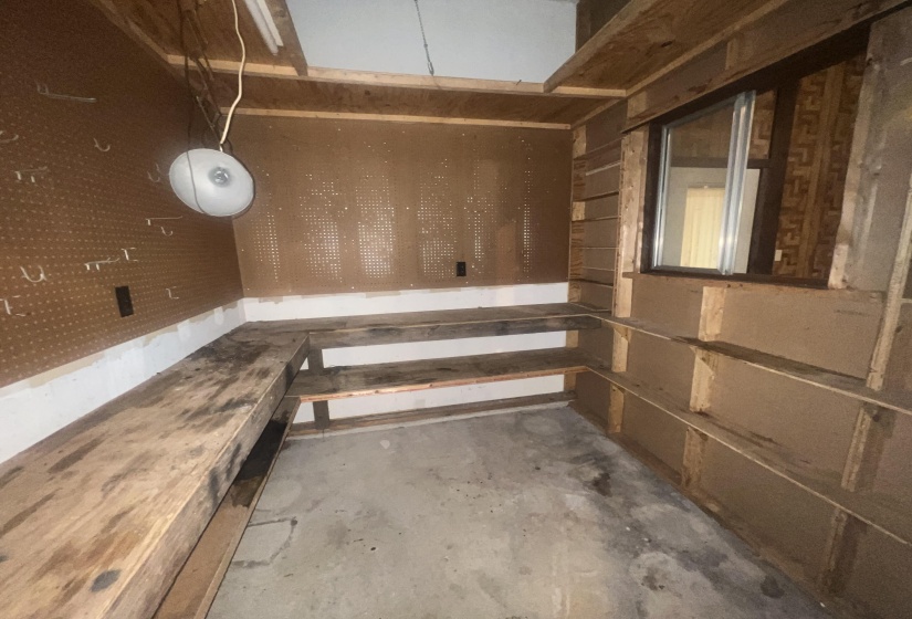 Inside Workshop -Front Garage