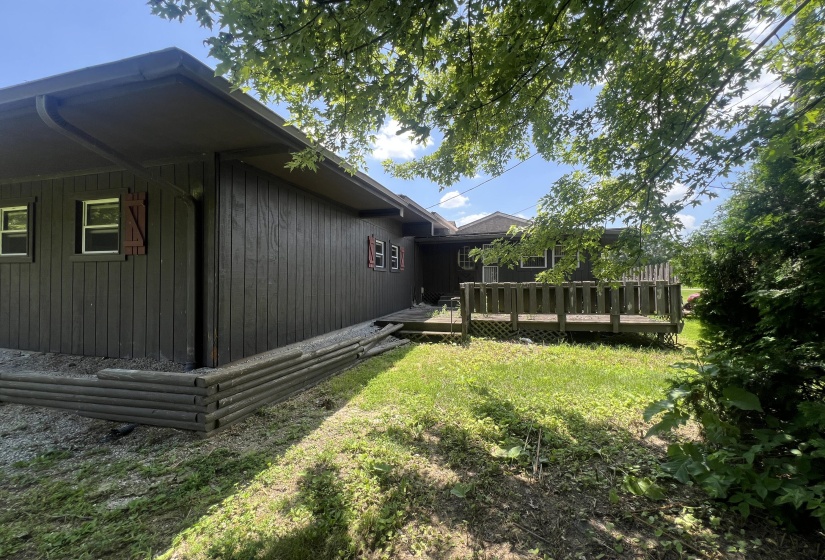 Rear West Side View