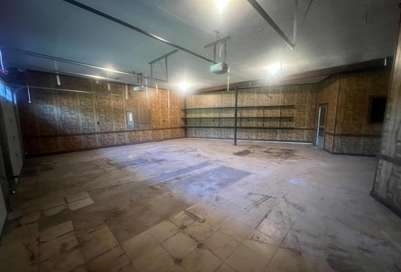 Front 2 Car Garage Inside