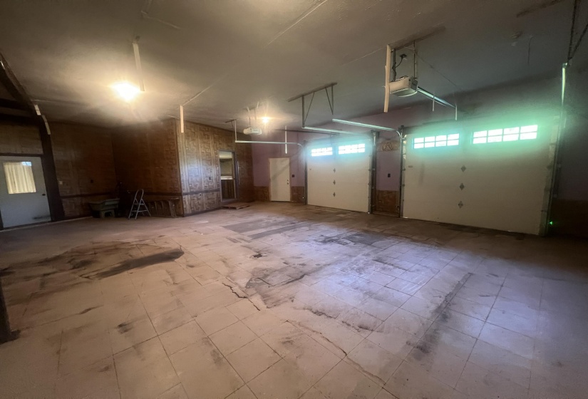 Front 2 Car Garage Inside