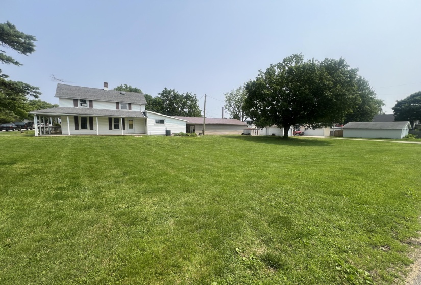 South Side View of Double Lot