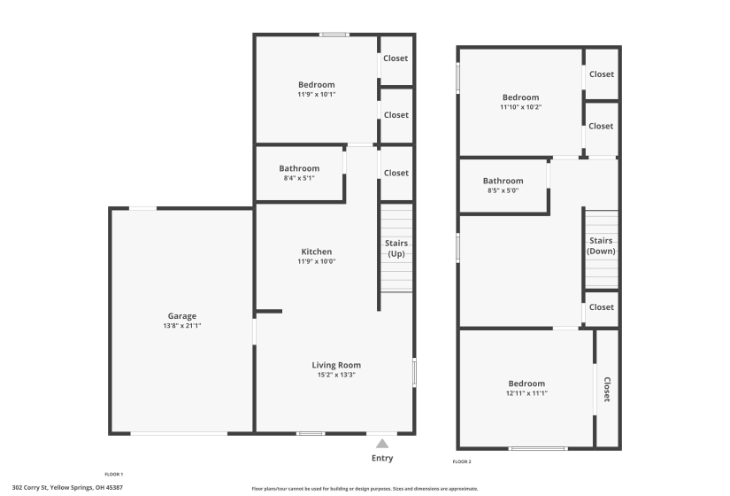 302 Corry Street, Yellow Springs, Ohio 45387, 3 Bedrooms Bedrooms, ,2 BathroomsBathrooms,Residential,For Sale,Corry,1039297