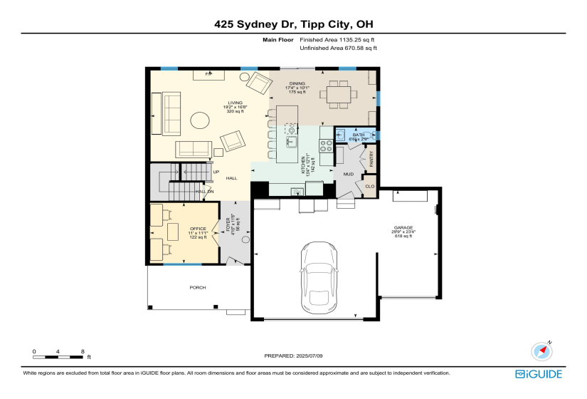 425 Sydney Drive, Tipp City, Ohio 45371, 5 Bedrooms Bedrooms, ,3 BathroomsBathrooms,Residential,For Sale,Sydney,1039918