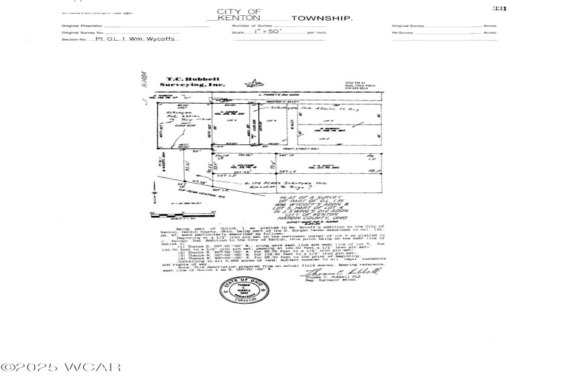 726 Tracy Street, Kenton, Ohio, ,Land,For Sale,Tracy,307613
