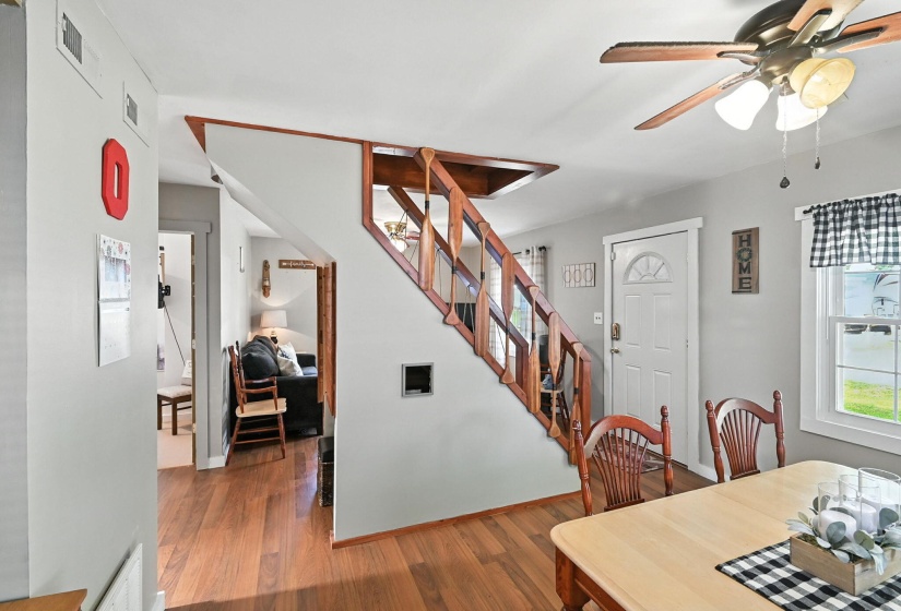 kickapoo dining and stairs