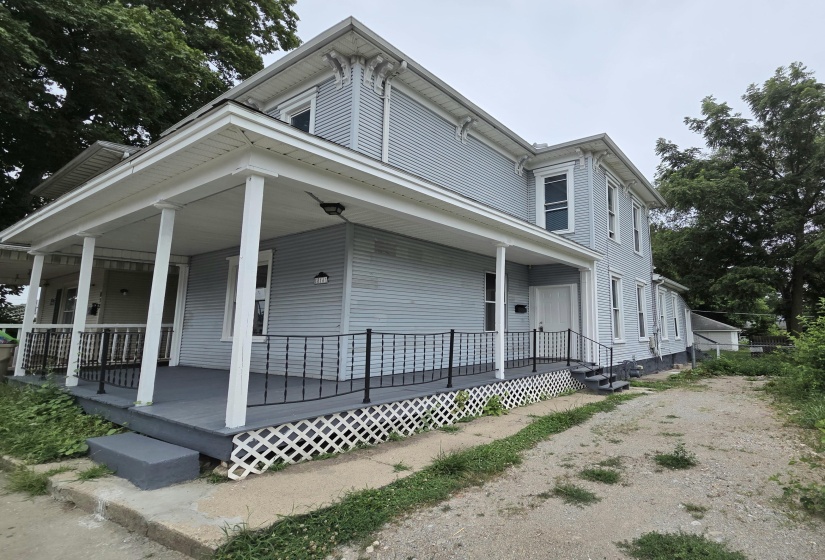 Wrap around front porch