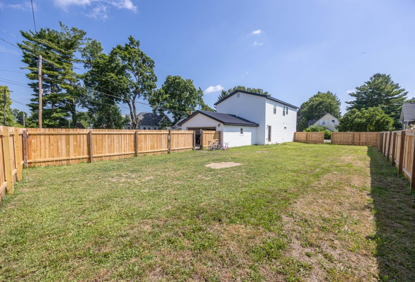 Fenced Yard