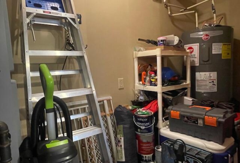 CLOSET IN GARAGE