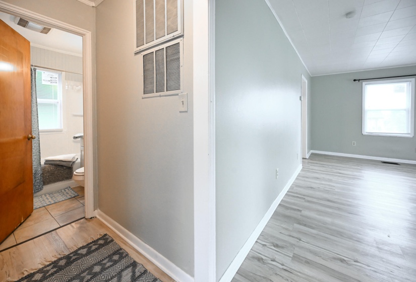 Living Room to Hallway