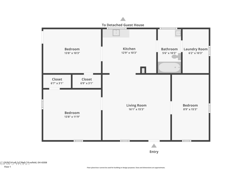 25883 Lunda Road, West Mansfield, Ohio, 3 Bedrooms Bedrooms, ,1 BathroomBathrooms,Residential,For Sale,Lunda,307708