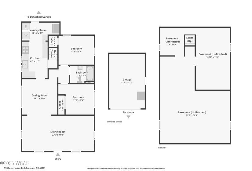 733 Eastern Avenue, Bellefontaine, Ohio, 2 Bedrooms Bedrooms, ,1 BathroomBathrooms,Residential,For Sale,Eastern,307707