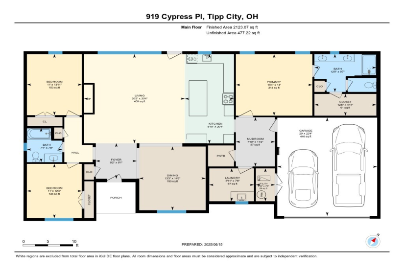 919 Cypress Place, Tipp City, Ohio 45371, 3 Bedrooms Bedrooms, ,2 BathroomsBathrooms,Residential,For Sale,Cypress,1040174