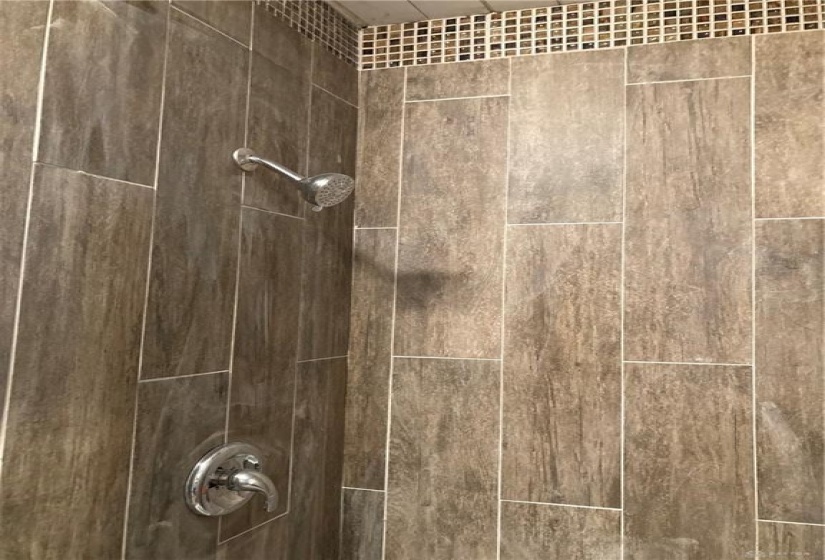 glass tiles shower