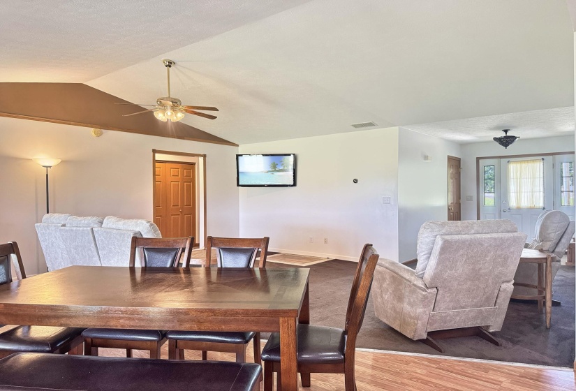 Dining Room opens to Living Room