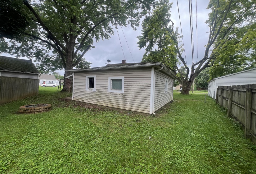Detached Garage Rear View