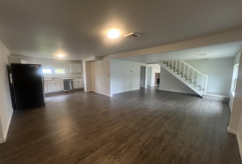 Family/Kitchen/Dining Area