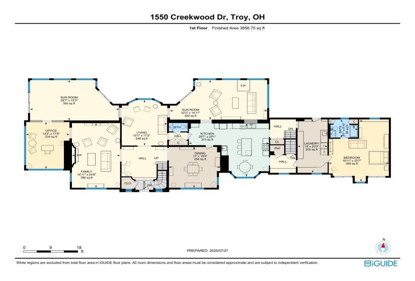 1550 Creekwood Drive, Troy, Ohio 45373, 8 Bedrooms Bedrooms, ,7 BathroomsBathrooms,Residential,For Sale,Creekwood,1040501