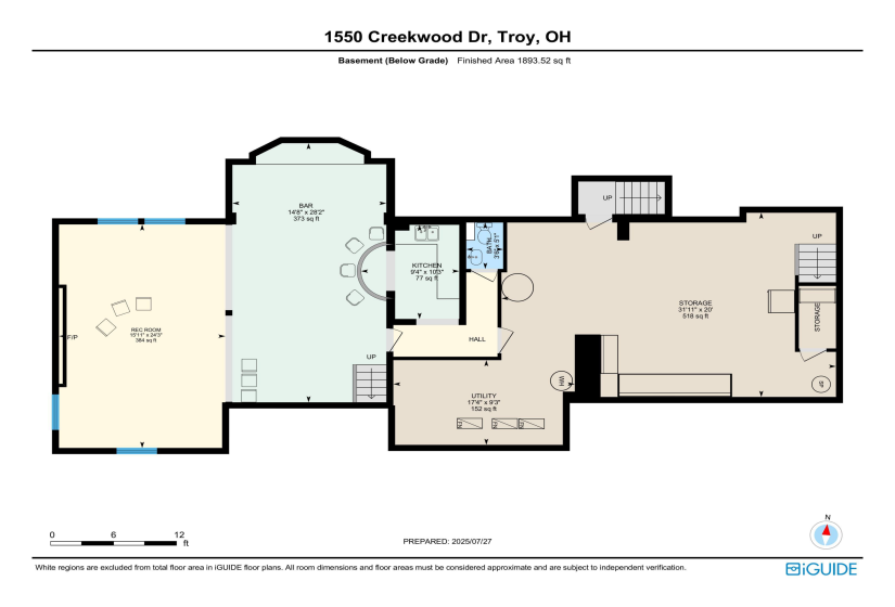 1550 Creekwood Drive, Troy, Ohio 45373, 8 Bedrooms Bedrooms, ,7 BathroomsBathrooms,Residential,For Sale,Creekwood,1040501