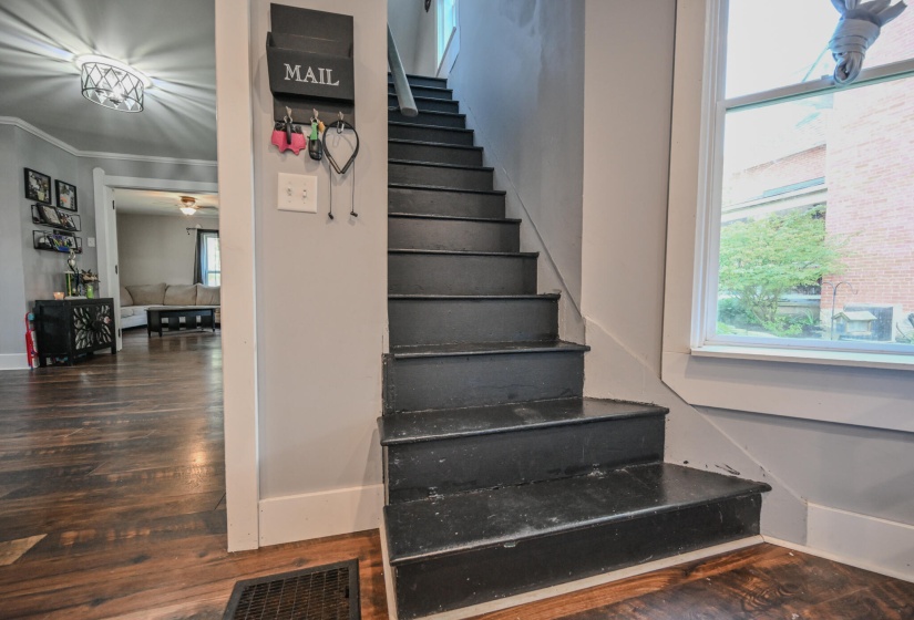 Stairway to Upper Level